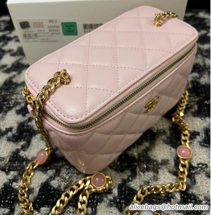 Grade Discount CHANEL VANITY WITH CHAIN AP2937 pink