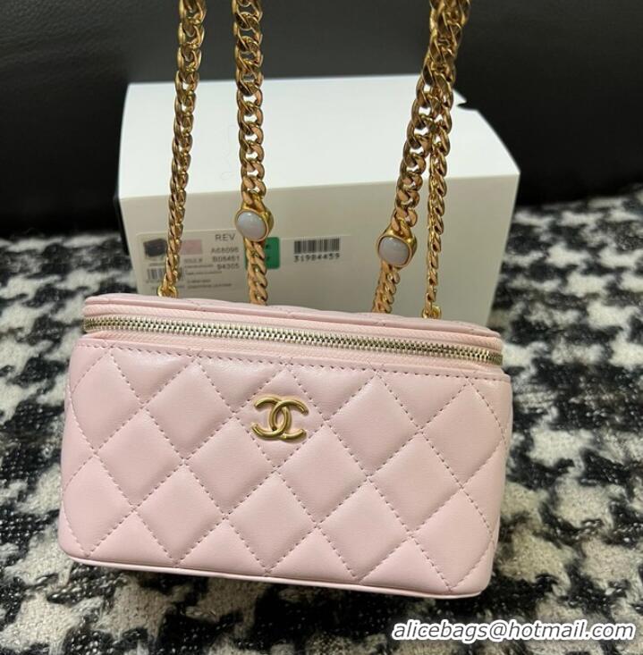 Grade Discount CHANEL VANITY WITH CHAIN AP2937 pink