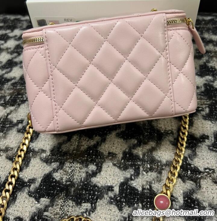 Grade Discount CHANEL VANITY WITH CHAIN AP2937 pink