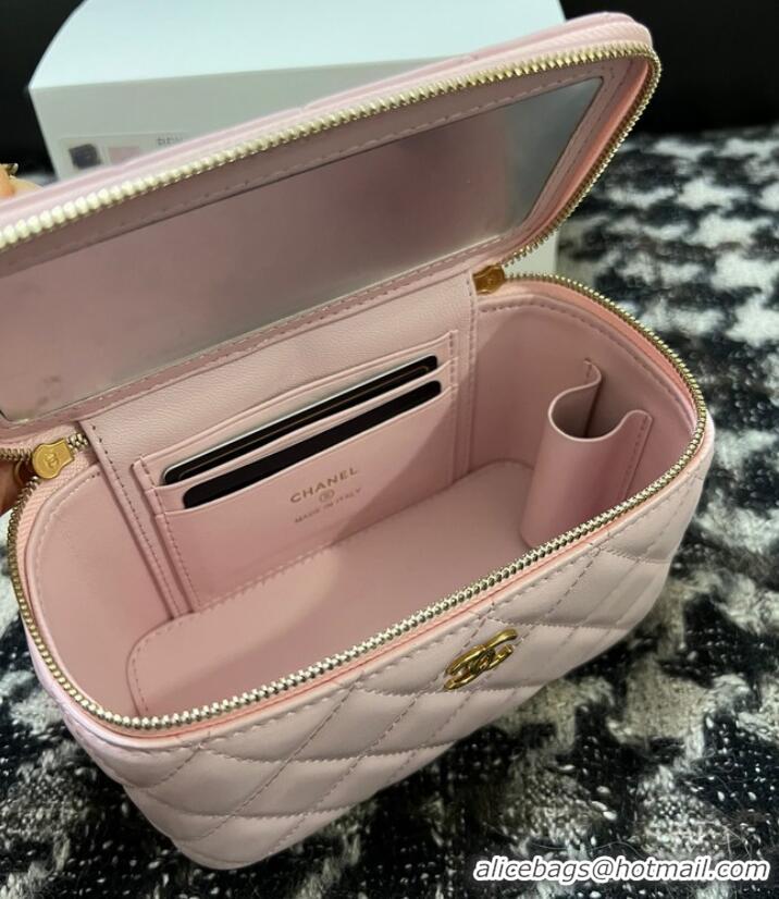 Grade Discount CHANEL VANITY WITH CHAIN AP2937 pink