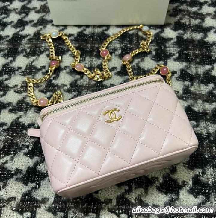 Grade Discount CHANEL VANITY WITH CHAIN AP2937 pink