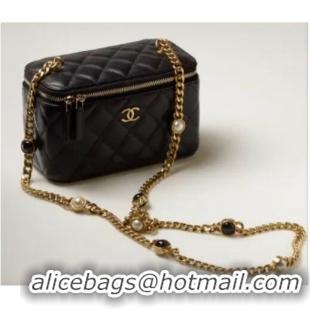 Top Quality CHANEL VANITY WITH CHAIN AP2937 black