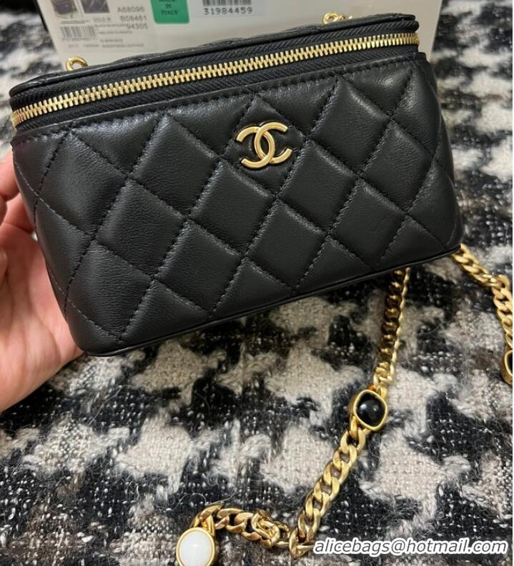 Top Quality CHANEL VANITY WITH CHAIN AP2937 black