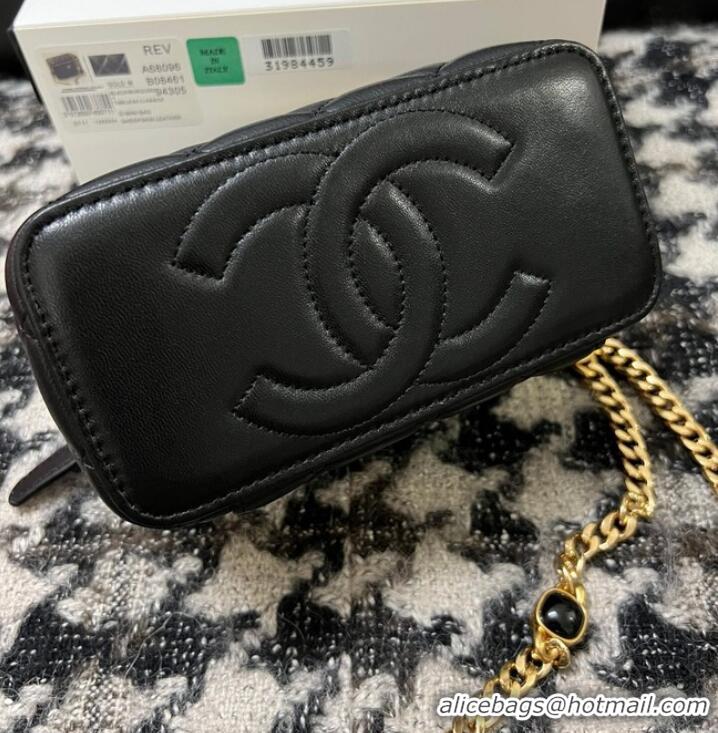 Top Quality CHANEL VANITY WITH CHAIN AP2937 black