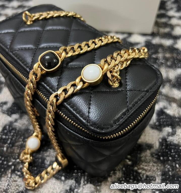 Top Quality CHANEL VANITY WITH CHAIN AP2937 black