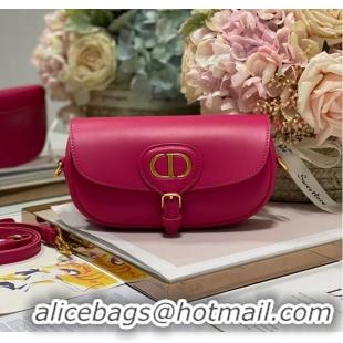 Top Grade DIOR BOBBY EAST-WEST BAG Box Calfskin M9317S Rose