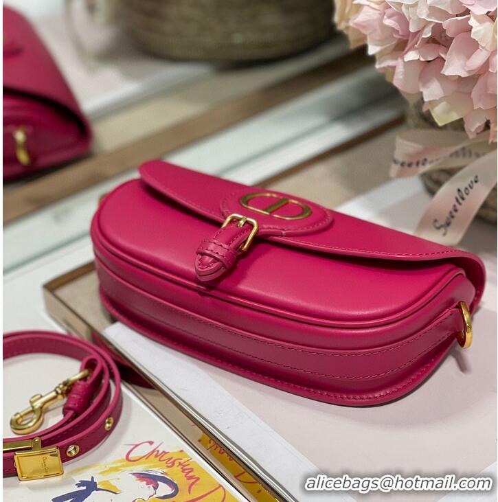 Top Grade DIOR BOBBY EAST-WEST BAG Box Calfskin M9317S Rose