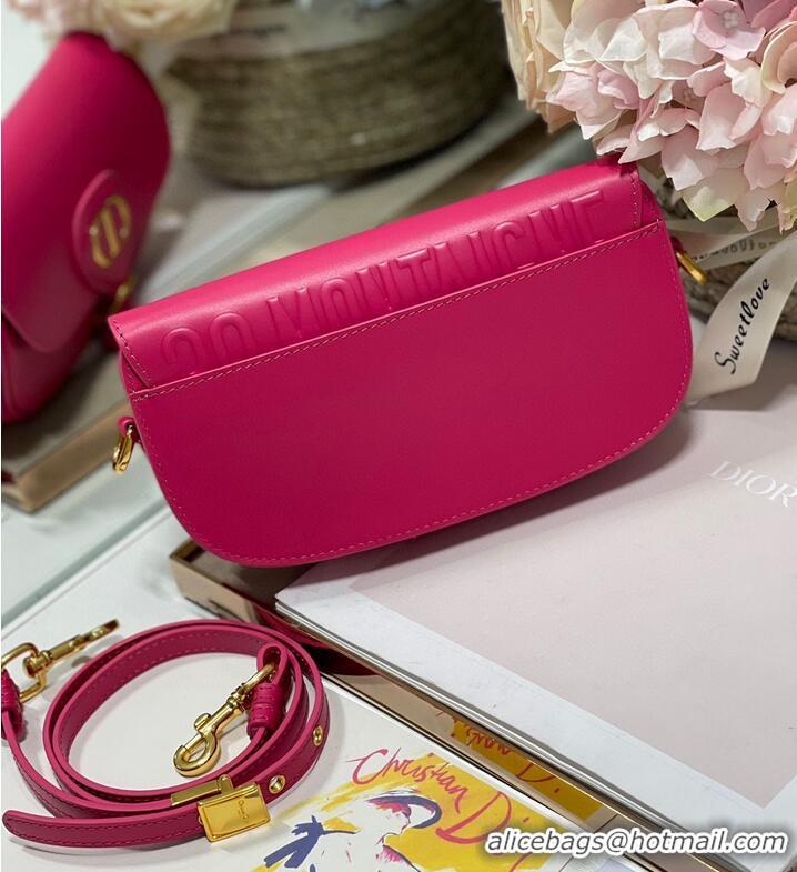 Top Grade DIOR BOBBY EAST-WEST BAG Box Calfskin M9317S Rose