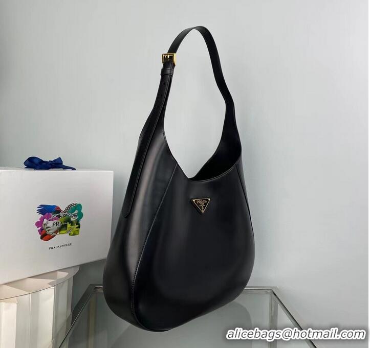 Promotional Popular Prada leather shoulder bag 1AC281 Black