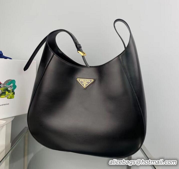 Promotional Popular Prada leather shoulder bag 1AC281 Black