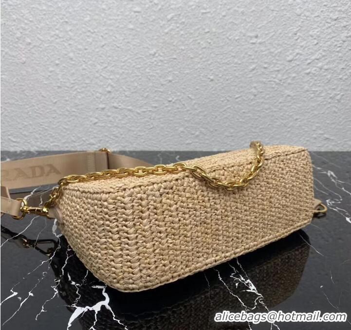 Good Product Prada Re-Edition 2005 raffia bag 1BH204 tan