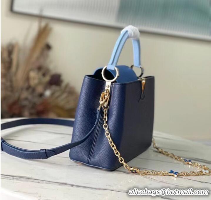 Classic Louis Vuitton CAPUCINES BB M48865 blue&sky blue