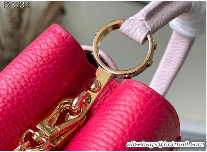 Top Grade Louis Vuitton CAPUCINES BB M48865 rose&pink