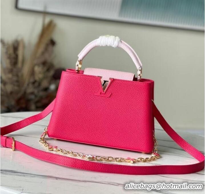 Top Grade Louis Vuitton CAPUCINES BB M48865 rose&pink