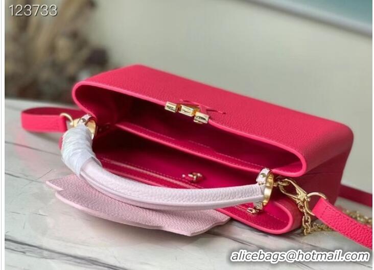 Famous Brand Louis Vuitton CAPUCINES MM M59872 rose&pink