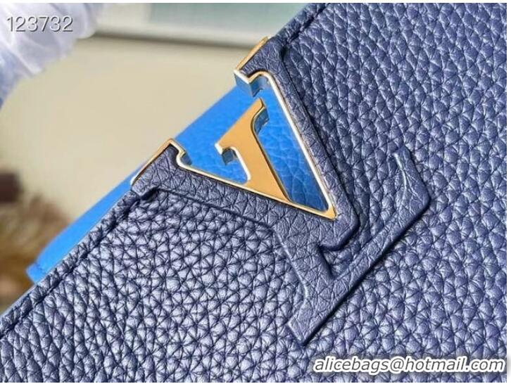 Good Product Louis Vuitton CAPUCINES MINI M20708 blue&sky blue