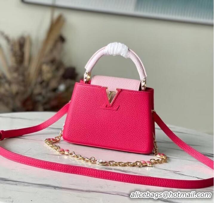 Cheapest Grade Louis Vuitton CAPUCINES MINI M20708 rose&pink