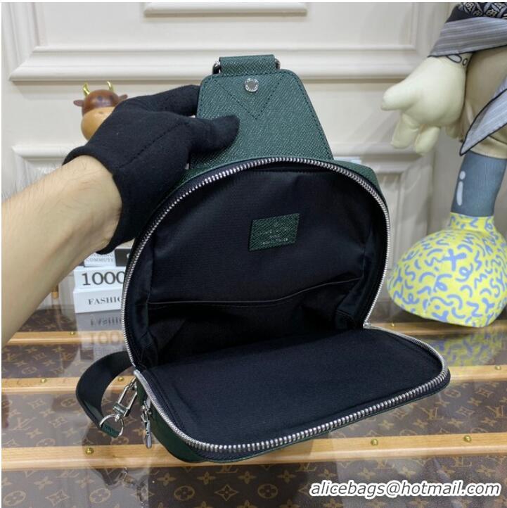 Famous Brand Louis Vuitton AVENUE SLING BAG M30859 blackish green