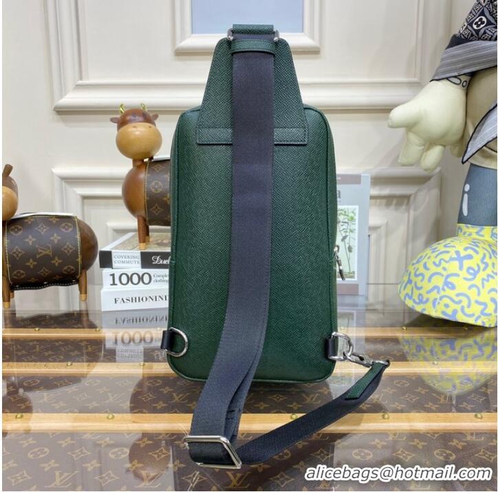 Famous Brand Louis Vuitton AVENUE SLING BAG M30859 blackish green