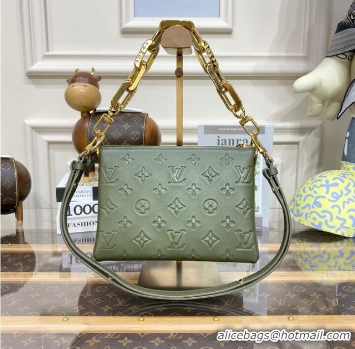 Shop Grade Louis Vuitton COUSSIN BB M20770 Khaki