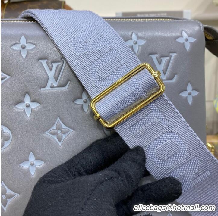 Good Product Louis Vuitton COUSSIN MM M20771 Grey&blue