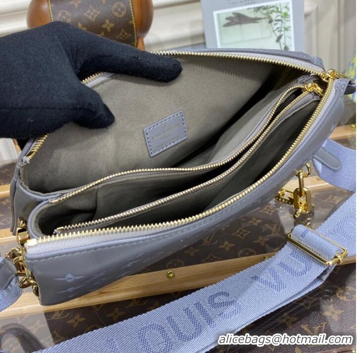 Good Product Louis Vuitton COUSSIN MM M20771 Grey&blue