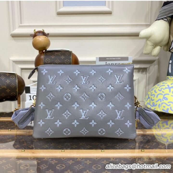 Good Product Louis Vuitton COUSSIN MM M20771 Grey&blue