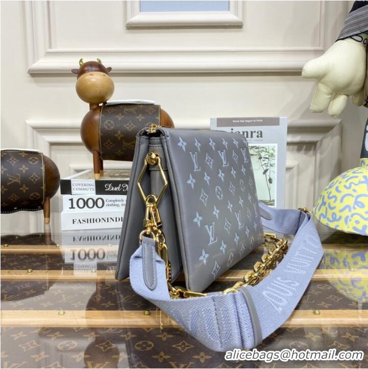 Good Product Louis Vuitton COUSSIN MM M20771 Grey&blue