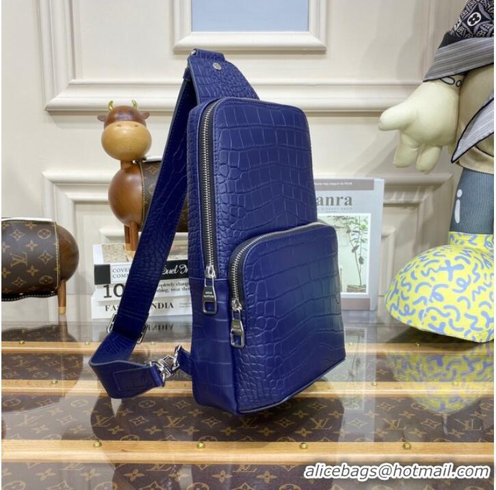 Good Product Louis Vuitton AVENUE SLING BAG N41720 blue