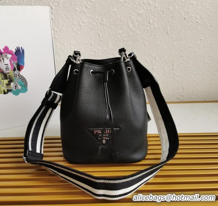 Top Quality Prada leather Shoulder Bag 1BE060 black