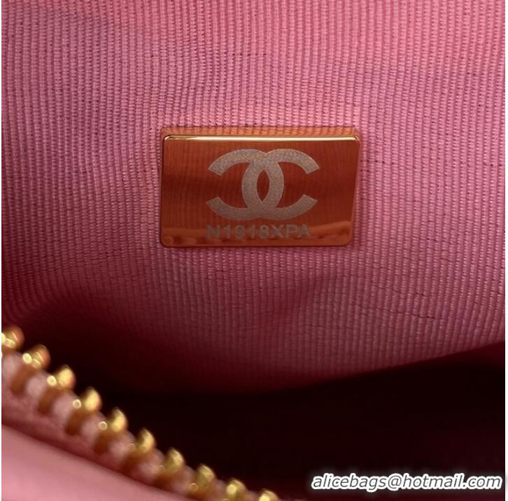 Promotional Chanel SMALL BAG Lambskin & Gold-Tone Metal AS3562 PINK