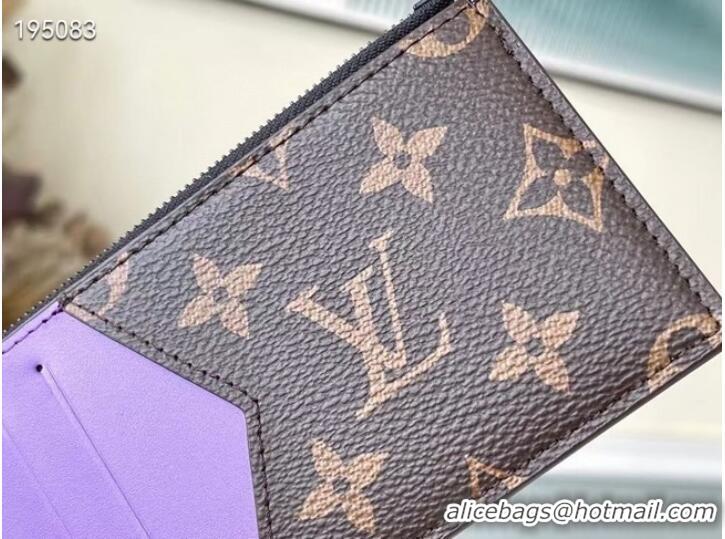 Promotional Louis Vuitton COIN CARD HOLDER M81627 purple