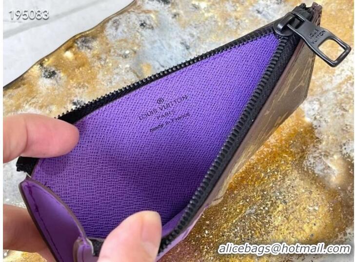 Promotional Louis Vuitton COIN CARD HOLDER M81627 purple