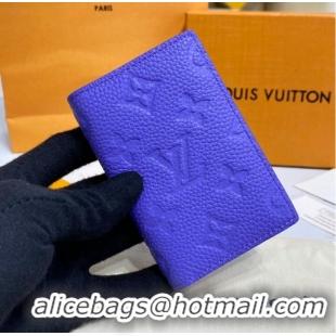 Famous Brand Louis Vuitton POCKET ORGANIZER M81541 Purple