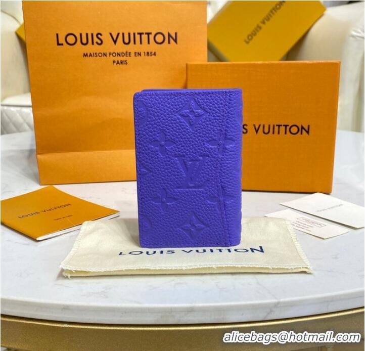 Famous Brand Louis Vuitton POCKET ORGANIZER M81541 Purple