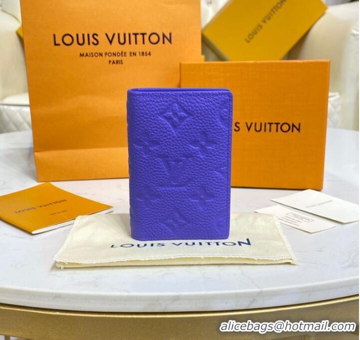 Famous Brand Louis Vuitton POCKET ORGANIZER M81541 Purple