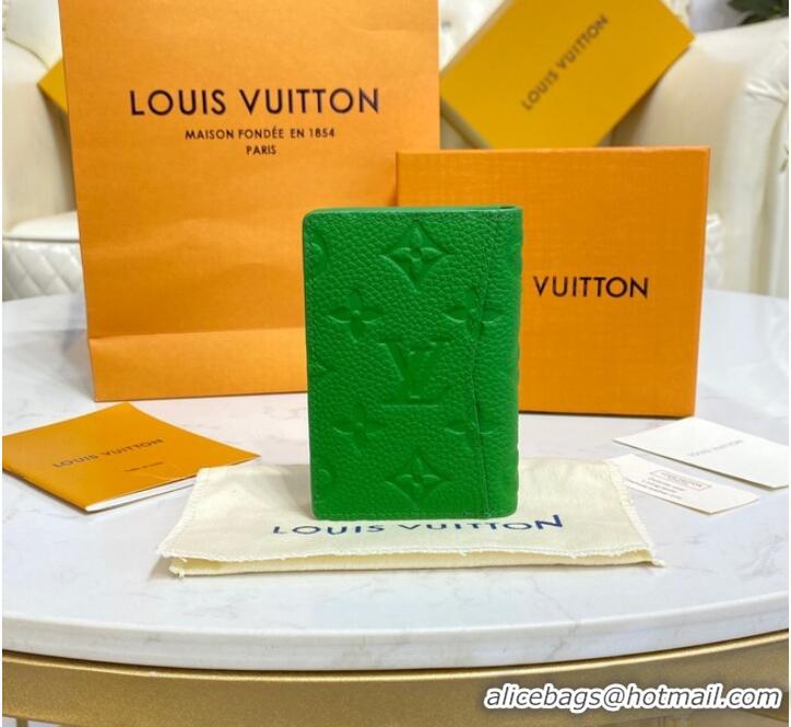 Buy Inexpensive Louis Vuitton POCKET ORGANIZER M81540 green