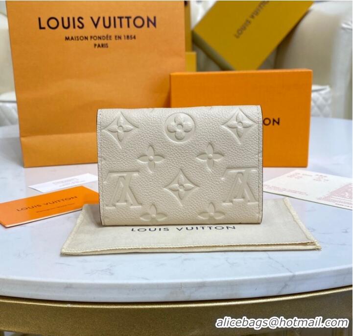 Famous Brand Louis Vuitton ROSALIE COIN PURSE M81520 white