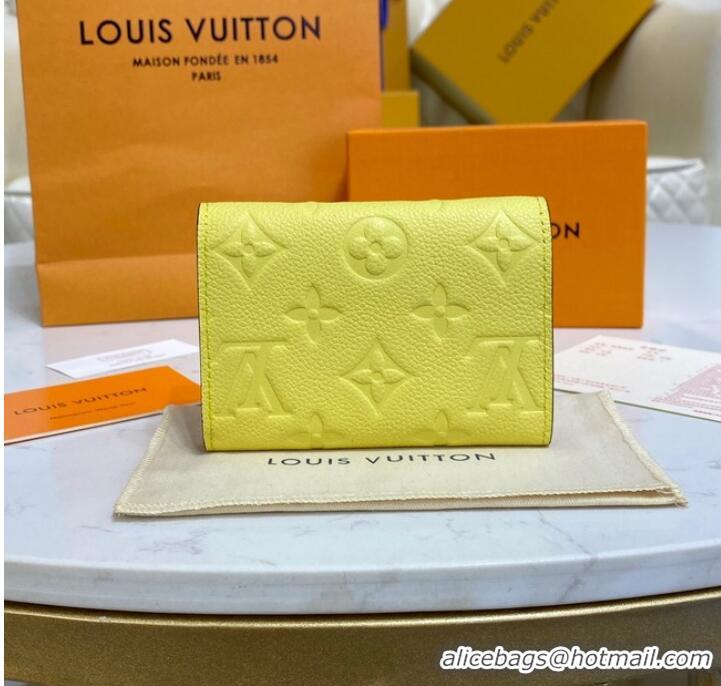 Traditional Specials Louis Vuitton ROSALIE COIN PURSE M81520 yellow