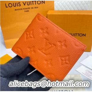 Well Crafted Louis Vuitton SLENDER WALLET M81547 Orange