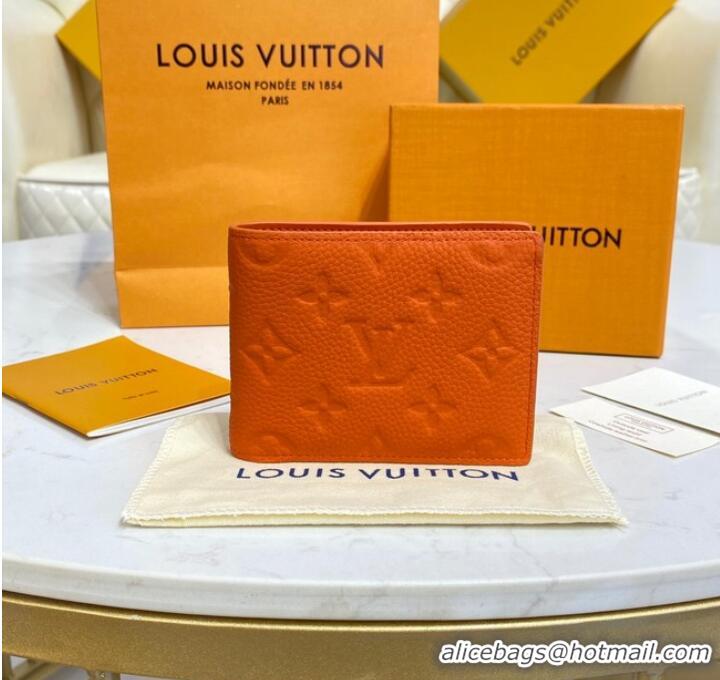 Well Crafted Louis Vuitton SLENDER WALLET M81547 Orange