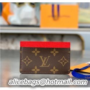 Good Product Louis Vuitton CARD HOLDER M60703 red