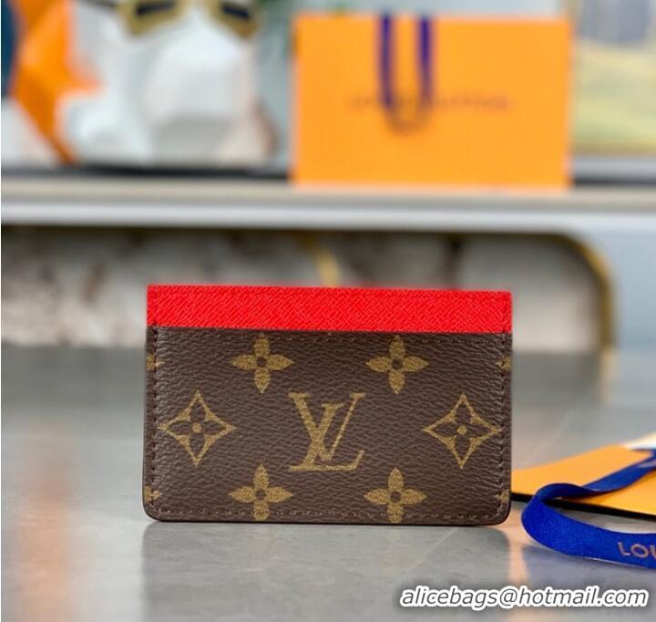 Good Product Louis Vuitton CARD HOLDER M60703 red