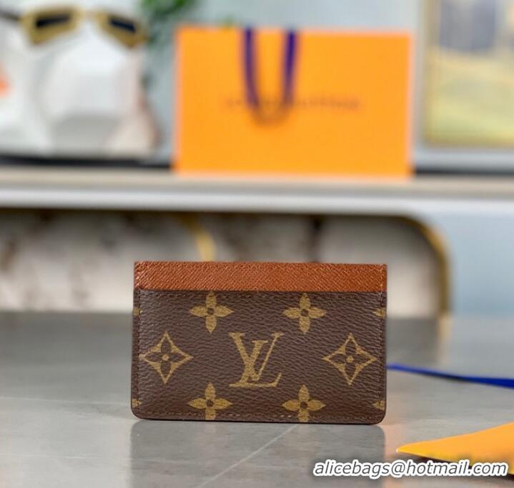 Top Grade Louis Vuitton CARD HOLDER M60703 brown