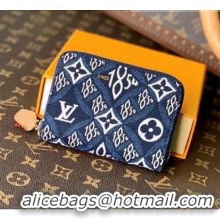 Trendy Design Louis Vuitton Since 1854 Zippy Coin Purse Wallet M69997 Blue 2021