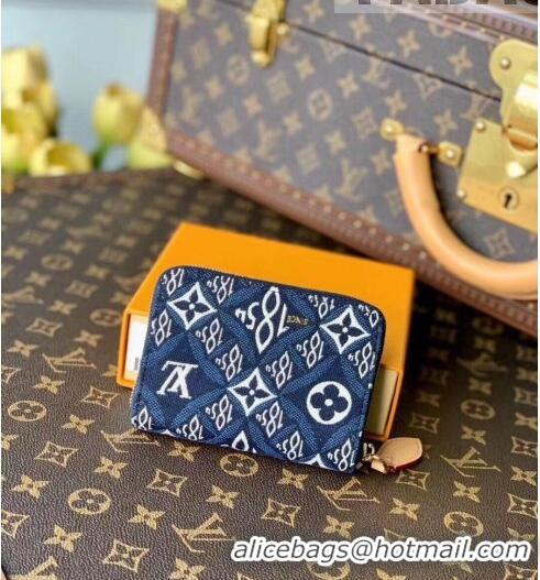 Trendy Design Louis Vuitton Since 1854 Zippy Coin Purse Wallet M69997 Blue 2021