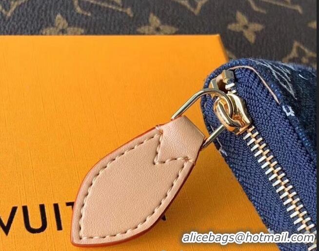 Trendy Design Louis Vuitton Since 1854 Zippy Coin Purse Wallet M69997 Blue 2021