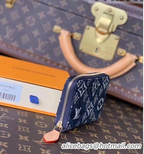 Trendy Design Louis Vuitton Since 1854 Zippy Coin Purse Wallet M69997 Blue 2021