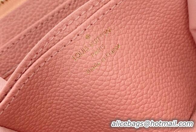 Pretty Style Louis Vuitton Zippy Coin Purse Wallet in Embossed Grained Leather M81467 Light Pink 2022