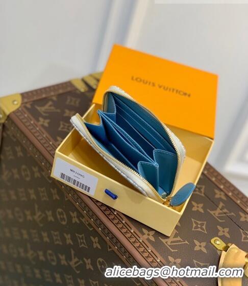 Good Product Louis Vuitton Since 1854 Zippy Coin Purse Wallet M81095 Grey/Beige/Blue 2022